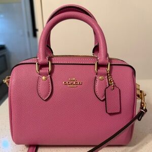 Coach Pink Mini Rowan